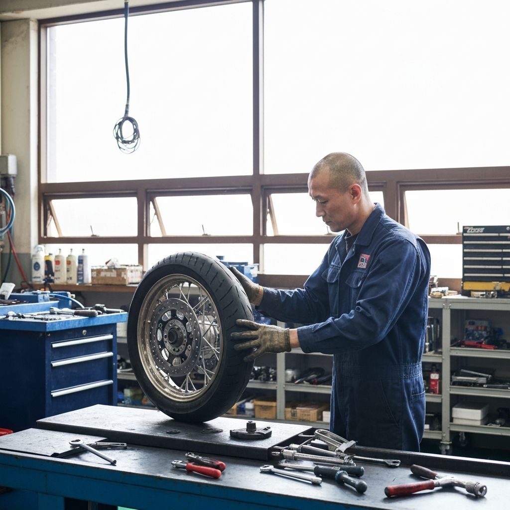 타이어 교체 작업